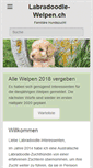 Mobile Screenshot of labradoodle-welpen.ch